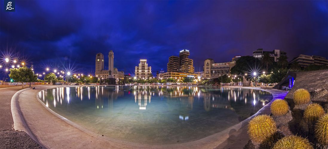 "PLAZA DE ESPAÑA", 11mm, f/16, 30 segundos, ISO 100, panorámica de 6 fotos verticales.
